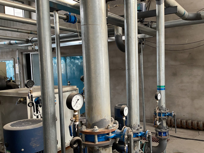 廊坊霸州小區供熱站地源熱泵改造升級工程